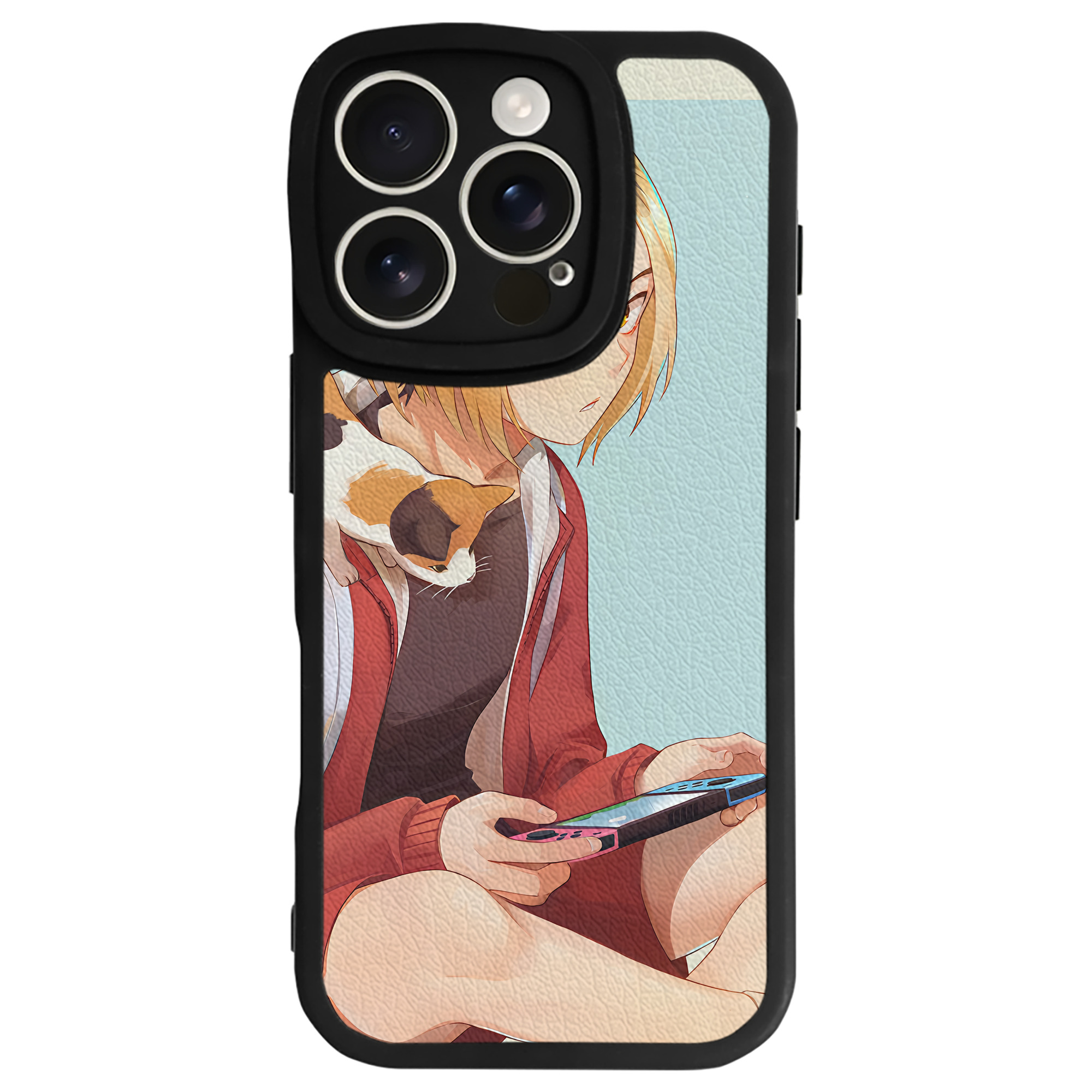 （画像用） ハイキュー!! Haikyu!! 【iPhone 16シリーズ対応】シリコンスマホケース（レザー調） 材質：シリコン